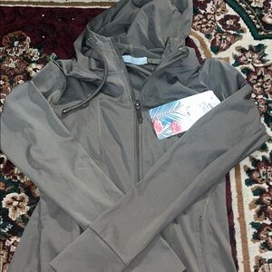 Active Domino Fashion Olive Zippered Jacket